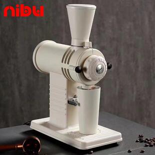 尼N520布鲨齿单品咖啡磨豆机动商用家咖啡用咖豆研电磨机手冲啡磨