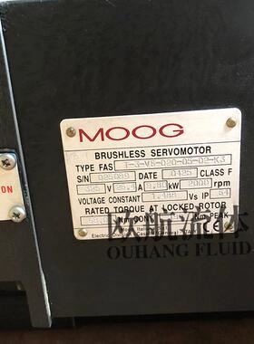 穆格伺服电机MOOG FAS T-3-V6-020-05-02-K3与伺服驱动器CZ1006CA