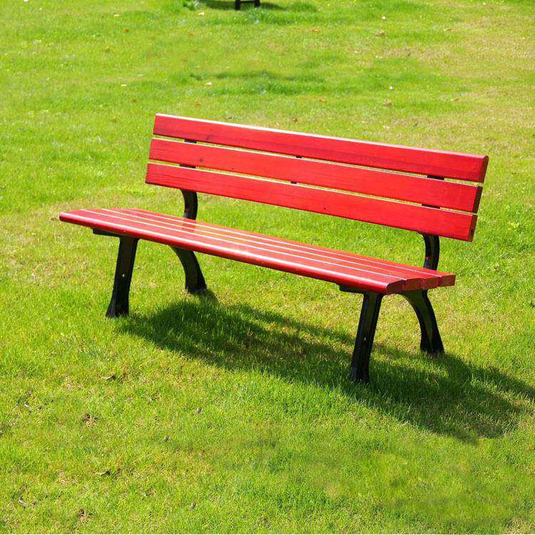 室梨头脚公长条椅凳长排椅园防腐木休闲座椅户外铸铁铸外铝座椅公