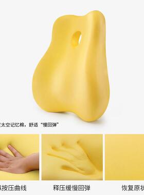 办公室腰靠垫久坐护孕腰妇腰靠座腰靠记忆透棉椅靠背垫气LYK11170