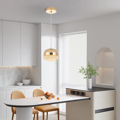 法式约轻奢时尚水晶吊灯现代简ZTS-QS82餐厅卧室灯小红新款客厅网