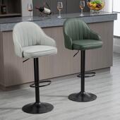 北欧吧台椅家用轻奢现代简约高脚凳酒吧椅升降旋转靠背前台座椅子