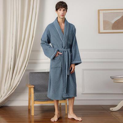Towel material bathrobe, couple