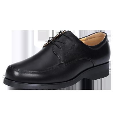 高档公务皮鞋女款商休务正装皮鞋闲透气单鞋保安执勤位面试男工装