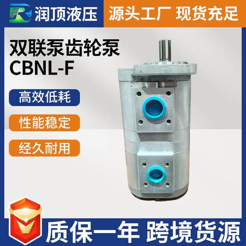双联泵齿轮泵CBNL-F泵环卫车吊车随车吊专用油泵双联泵油泵液压泵