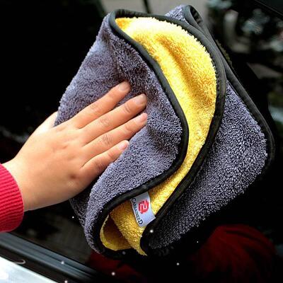 Microfiber Auto Wash Towel Car Cleaning Drying Cloth Hemming