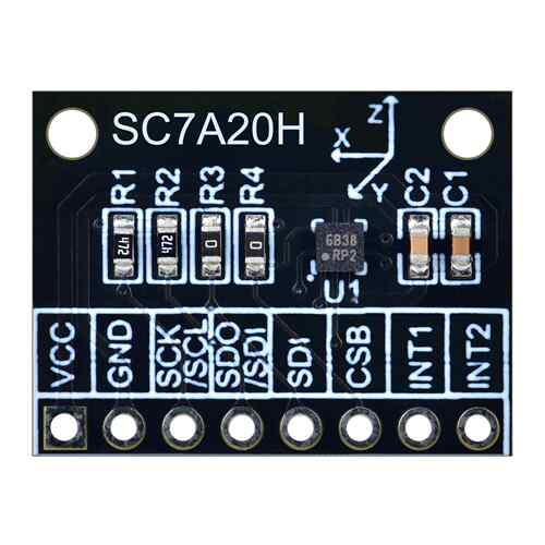 SC7A20H D档芯片 IIC SPI 通讯 三轴 加速度 传感器 模块 SC7A20