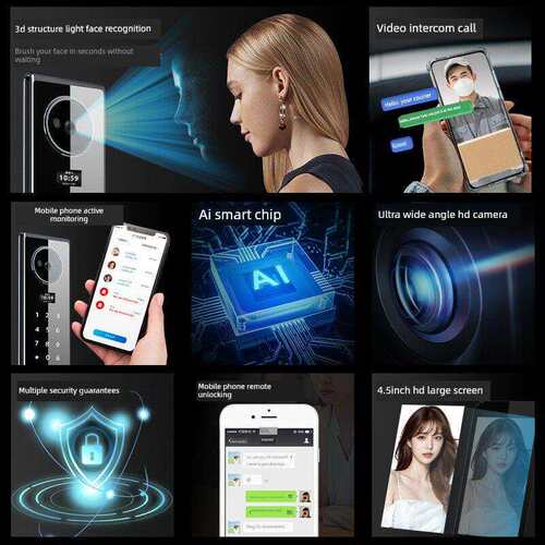 电子锁，家用智能门锁，门禁密码锁，指纹锁，人脸识别，防盗门锁