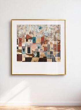 斯罗斯名画卡小众艺术景纸YAY-2020装饰画客厅画正方形餐厅挂画卧
