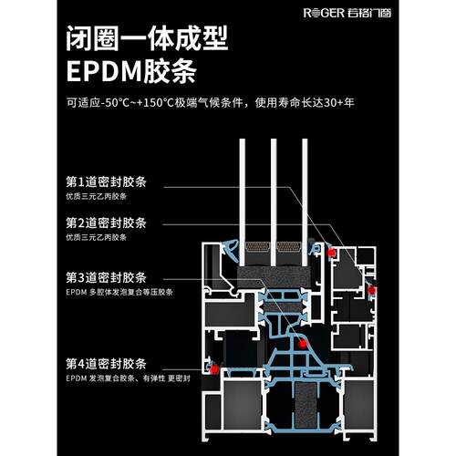 济南85系列平开断桥铝系统窗封阳台90纱窗一体双内开落地窗阳光房