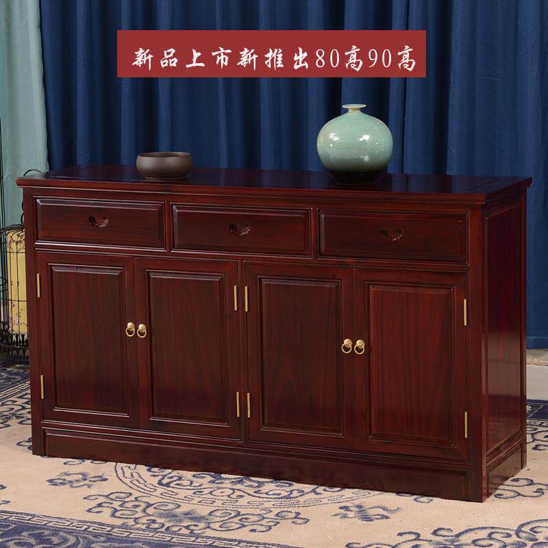 红木家俱餐柜非洲酸枝木茶水柜现代中式酒柜饭厅柜玄关柜收纳柜