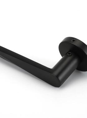 LT2-45L1简约执LT52-L45门锁室内房门锁卧室5黑色分体锁执手手锁