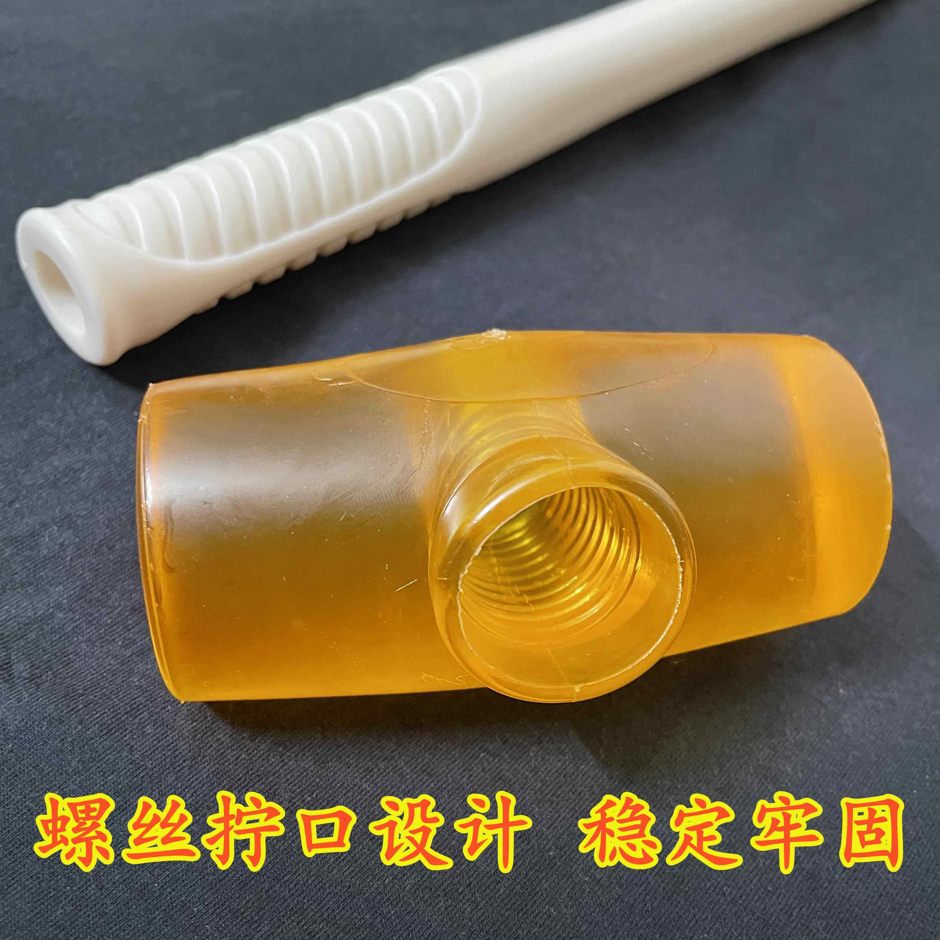 高档正骨锤捶橡胶锤震疗击背会馆锤捶打棒脊柱松器懈透明按摩捶材