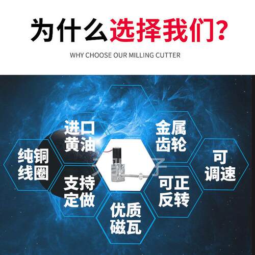 带自锁5840-31ZY永磁直流蜗杆减速电机12V24V 窗帘机 广告牌电机