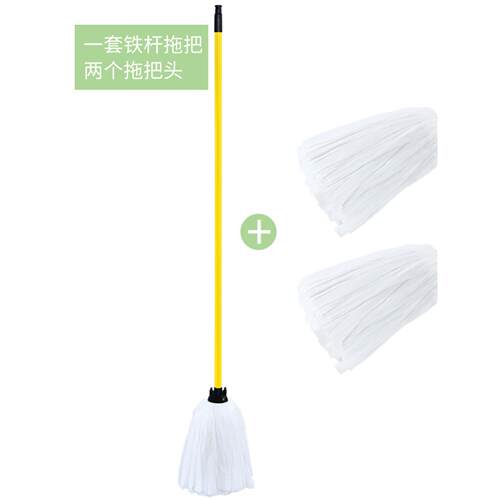 金锚3015家用吸水性拖把无纺布拖把速干老式无痕迹传统圆头拖把标