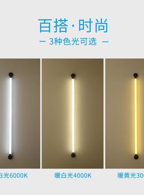 9WORt8灯管彩色日光灯led吊线线条墙面墙壁装饰壁灯户外灯管其他