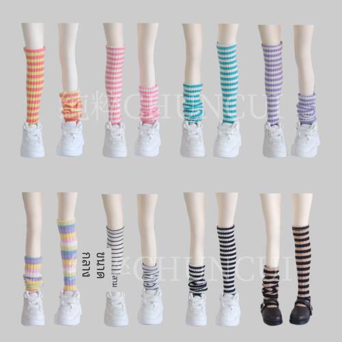 【条纹袜子】bjd3分4分5分6分娃娃衣服bjd娃衣袜子合集搭配袜子
