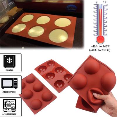 Hot Chocolate Bomb Mold Dome Silicone Mould Chocolate Cake