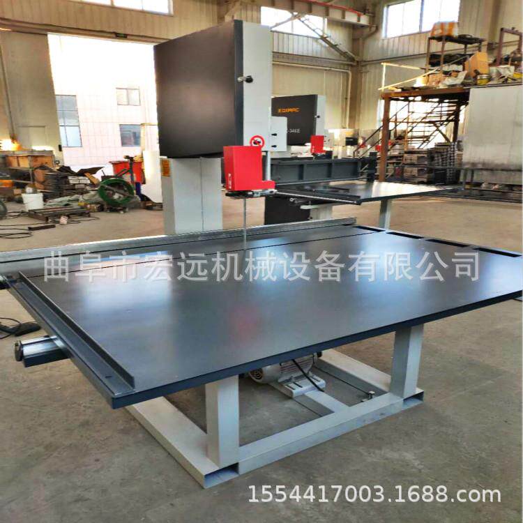 金属软材料切割带锯机 多规格板材开料卧式带锯机 操作简效率