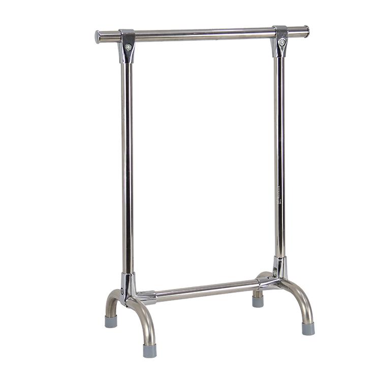 RKT432直径加粗加厚不锈钢晾衣架挂衣架单杆家用挂衣晒衣架落地铅
