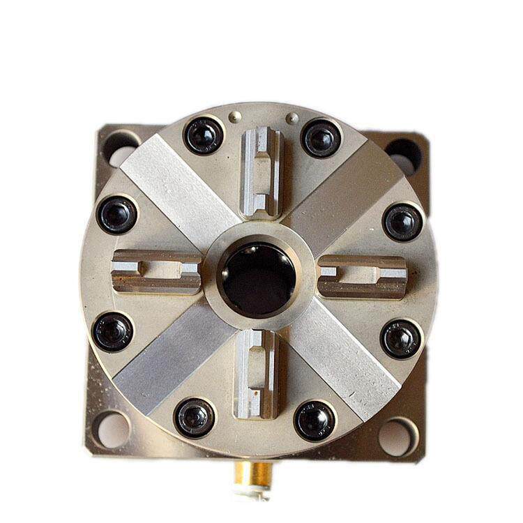 三爪夹头组合机床D100型电脑锣CNC快速定位四爪气动夹头 夹具底座