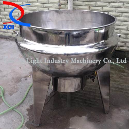 辣酱夹层锅电加热刮底搅拌夹层锅立式夹层锅