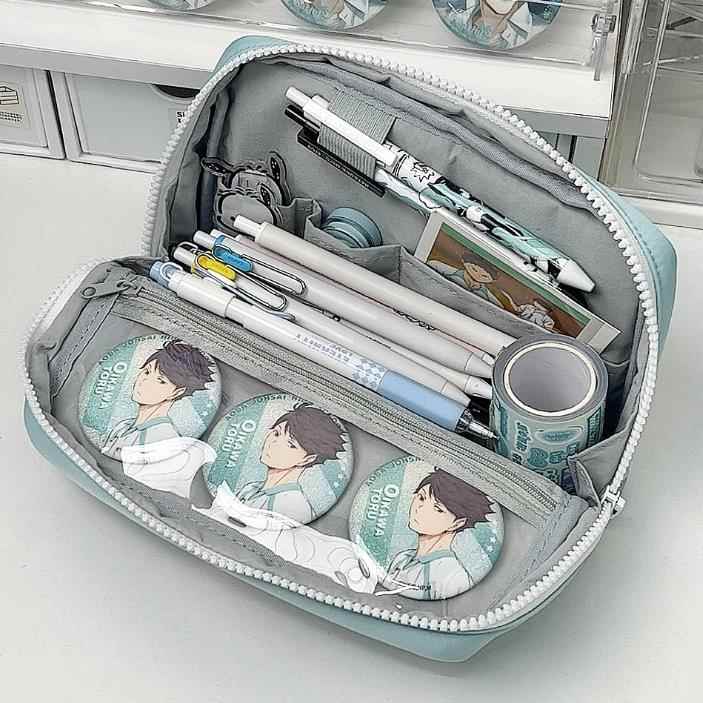 STILLWAWOO小食量笔袋吧唧痛包多功能大容收纳二次元学生文具袋