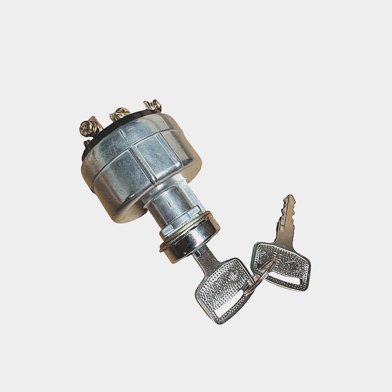 跨境叉工程农用车JK418点火开关406B点火锁预热启动开关1991036C1