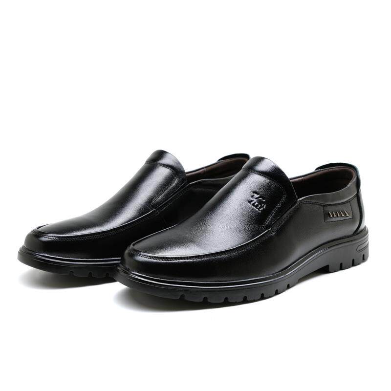 正品秋新款男真士小商务季休闲皮鞋35码36皮37大码45英伦46加绒男