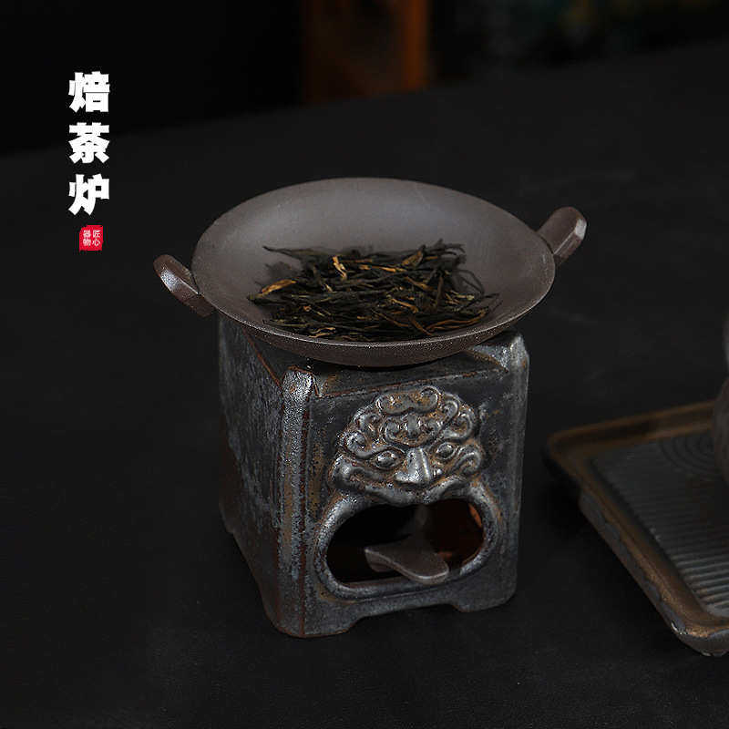 围炉煮茶日式粗陶焙茶器烘焙烤茶炉茶叶提香器烤茶器醒茶器温茶炉,餐饮具,茶具礼盒,淘宝优惠券,粉丝福利购,淘宝优惠卷