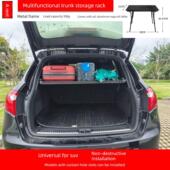 一休汽车床车改装 suv车内后尾箱重型分层置物架行李架收纳遮物帘