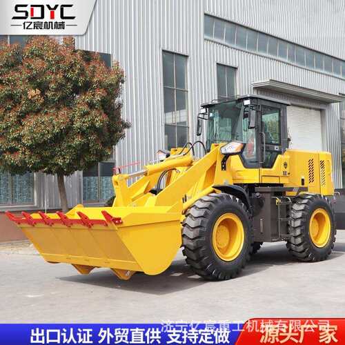 跨境小型座装载机小农场花园式装卸型轮475式液压带货叉装载驾机