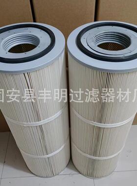 纤内螺纹除尘滤芯工业钢厂PTFE覆CLR膜螺阻燃静防电聚酯维纹除尘