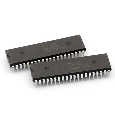 单片机STC90C52RC-40I-PDIP40STC90C52RCIC芯片