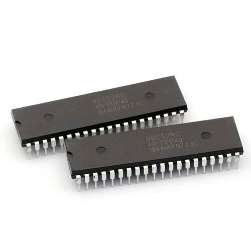 单片机STC90C52RC-40I-PDIP40STC90C52RCIC芯片