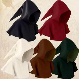 Death Hat Cloak Halloween Vampire Costume万圣节死神连帽披风