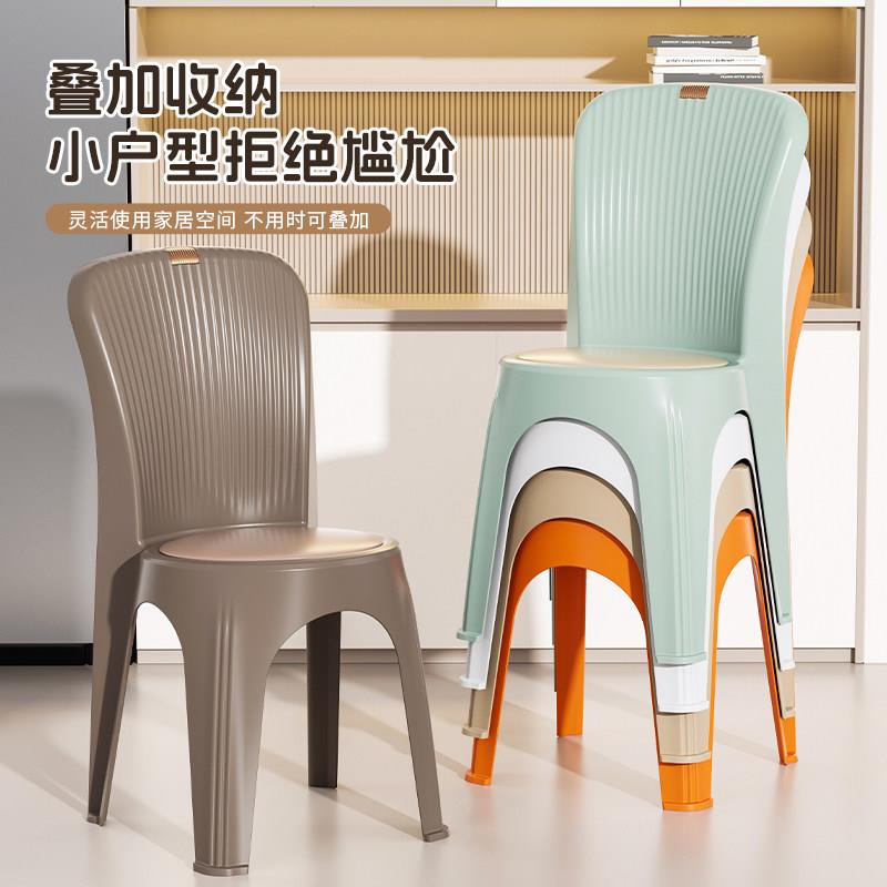 成人培训麻将椅奶茶餐厅桌椅大排档座垫餐椅特厚塑料软包靠背椅子