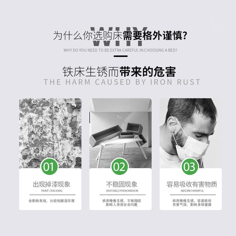 铁艺上下床上下铺学生钢架高低床双人员工铁架床宿舍两层铁床简约