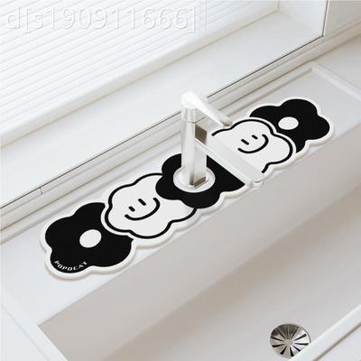 硅藻台泥厨房水龙头面洗吸水垫洗池手台水防溅水垫浴室漱台沥Z01I