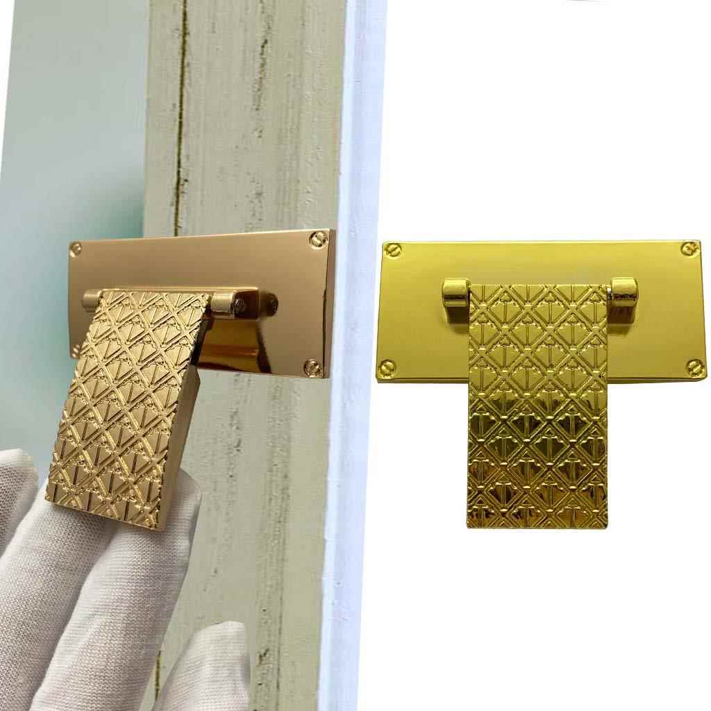 TURRI途锐抽屉轻奢五金T型方形金色拉手家具配件橱柜地柜子门拉手
