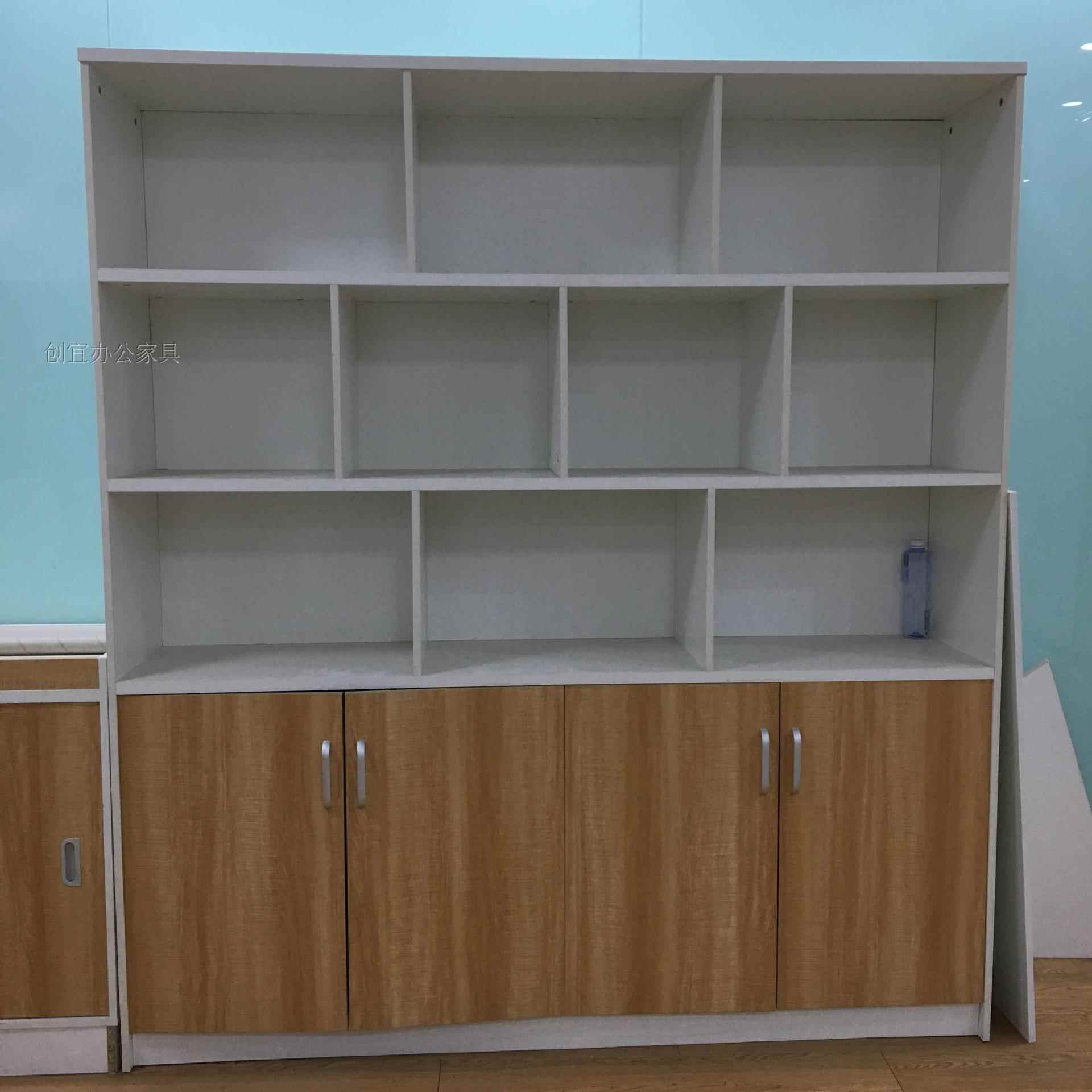 深圳矮柜推拉门门柜办公边柜柜储物柜文地件公柜办隔断柜躺1188门