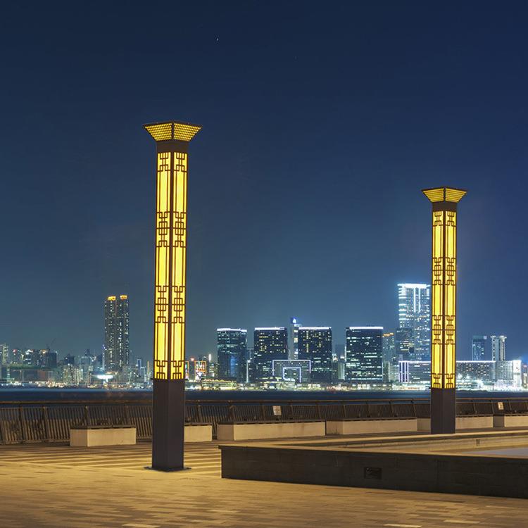 户方形景观水灯3米公外园小区防led灯庭院路中式防水市电2ZZV20v