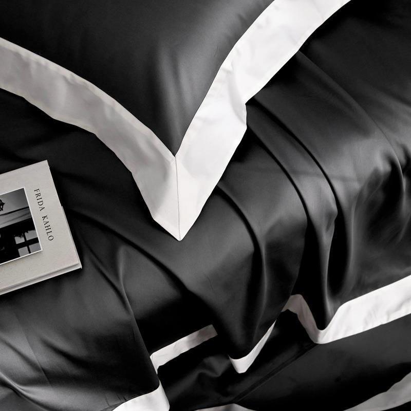 2DQ10180奢0支匹马棉重刺绣100棉四件套床单被套四全季通用轻工床