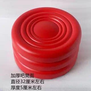 面板酒吧椅配件大工椅坐面圆凳面理髲店吧台椅大工凳面旋转凳配件