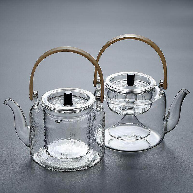 高硼硅玻璃提梁壶煮茶壶黑茶蒸茶器电热电陶炉煮茶炉普洱烧茶壶