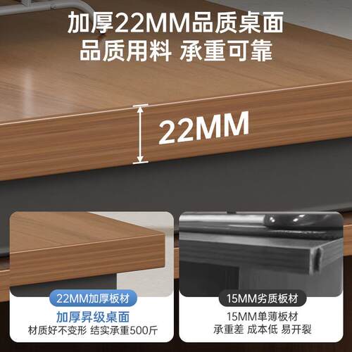 员工位办公桌办公室桌椅组合简约现代老板桌单人工位台式电脑桌子