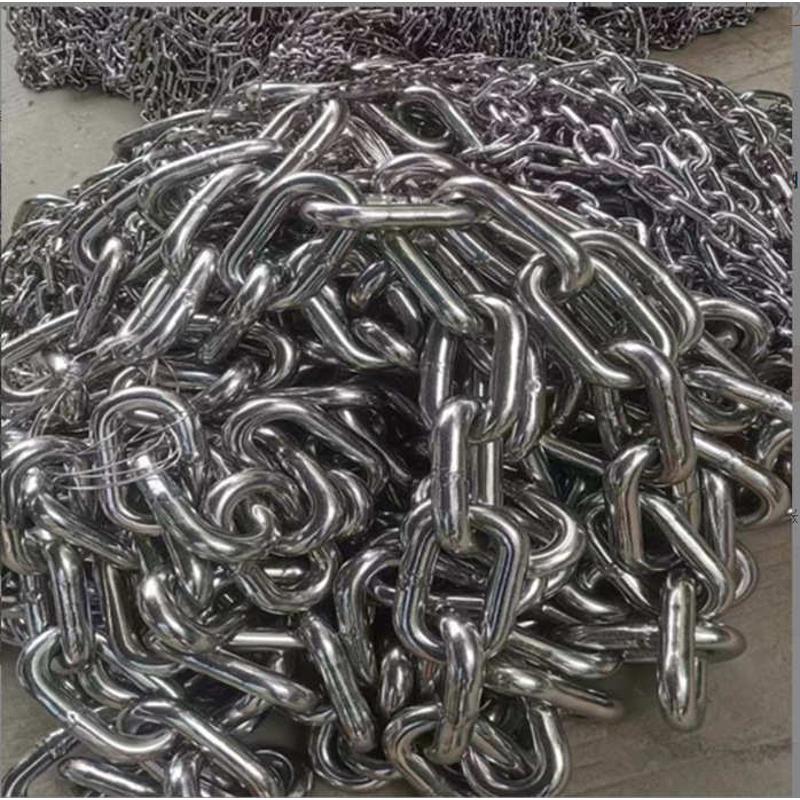 304不锈钢链条 船用不锈钢锚链 6mm8mm10mm护栏晾衣绳不锈钢链条