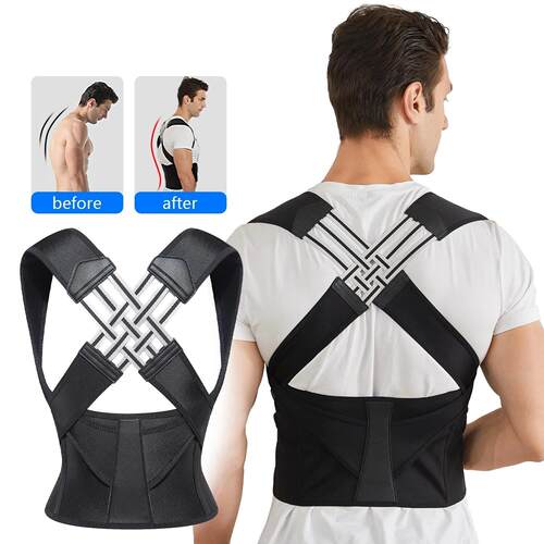 Back Brace Posture Corrector for Women and Men, Shoulder Str