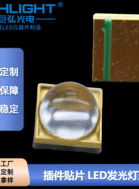 鱼缸除藻灯球头6868大功率340nmUV紫外led灯珠水池除藻贴片灯珠