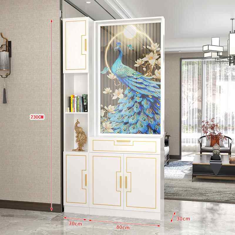 正品北欧轻奢高正对大门屏风约柜端隔断代简现进门入户客厅玄关柜